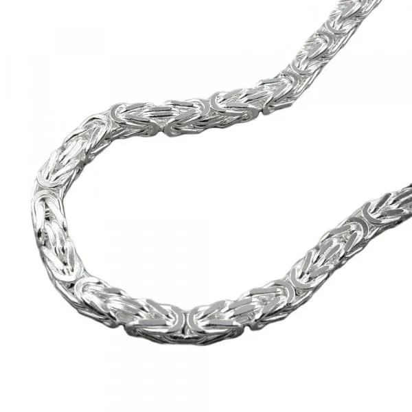 Armband ca.3mm Königskette vierkant glänzend Silber 925 19cm Armband ca.3mm Königskette vierkant glänzend Silber 925 19cm