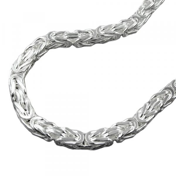 Kette ca.5mm Königskette vierkant glänzend Silber 925 60cm Kette ca.5mm Königskette vierkant glänzend Silber 925 60cm