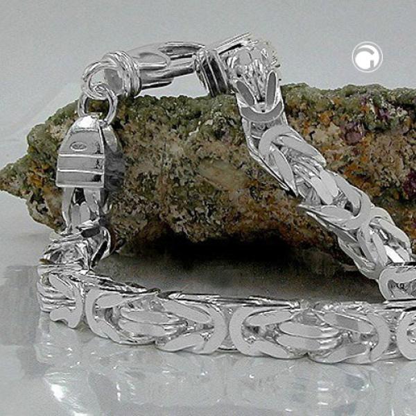 Armband 6mm Königskette vierkant glänzend Silber 925 ca. 21cm Armband 6mm Königskette vierkant glänzend Silber 925 ca. 21cm