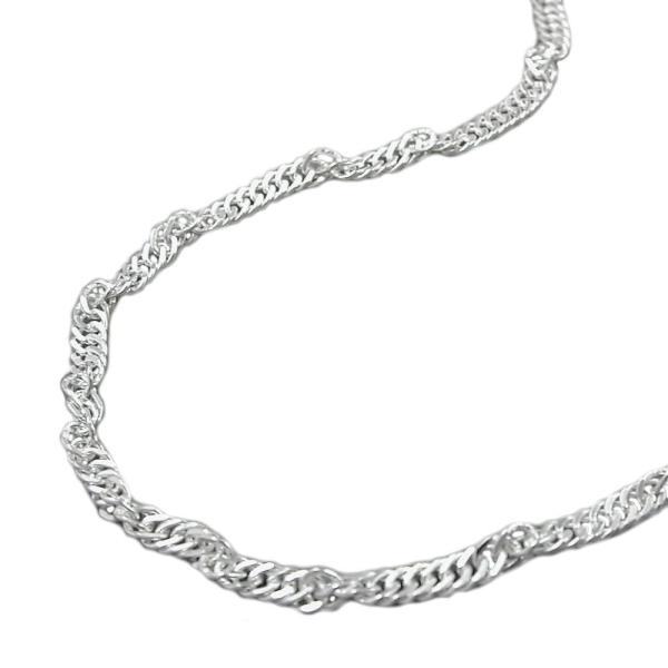 Bauchkette 2mm Singapur diamantiert Silber 925 90cm Bauchkette 2mm Singapur diamantiert Silber 925 90cm