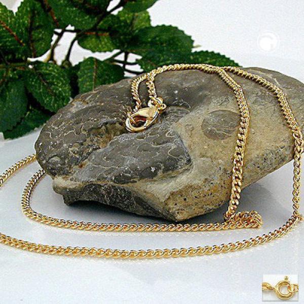 Kette Flachpanzer 2mm diamantiert vergoldet AMD 60cm Kette Flachpanzer 2mm diamantiert vergoldet AMD 60cm