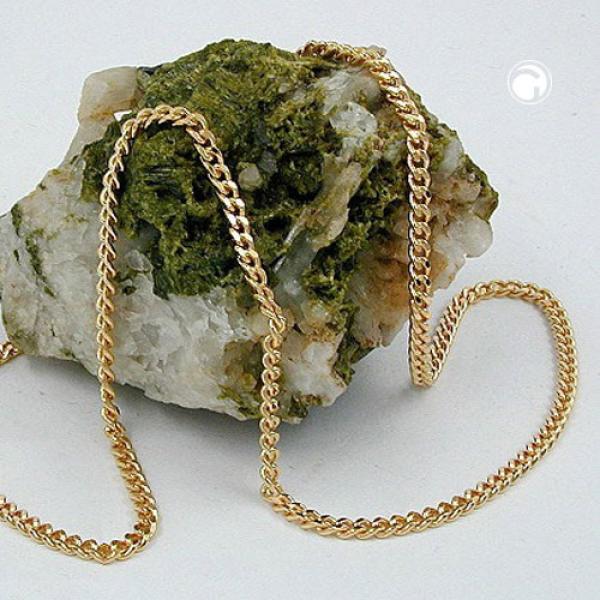 Kette Flachpanzer 2,8mm vergoldet AMD 55cm Kette Flachpanzer 2,8mm vergoldet AMD 55cm