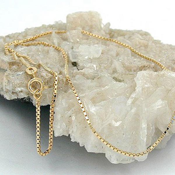 Kette Venezianer 1x1mm vergoldet AMD 45cm Kette Venezianer 1x1mm vergoldet AMD 45cm