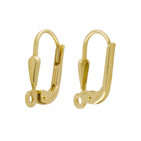 Ersatzteil Brisur 14x7mm glänzend GOLD 333 Ersatzteil Brisur 14x7mm glänzend GOLD 333
