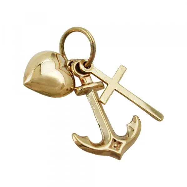 Anhänger Glaube-Liebe-Hoffnung 9Kt GOLD Anhänger Glaube-Liebe-Hoffnung 9Kt GOLD