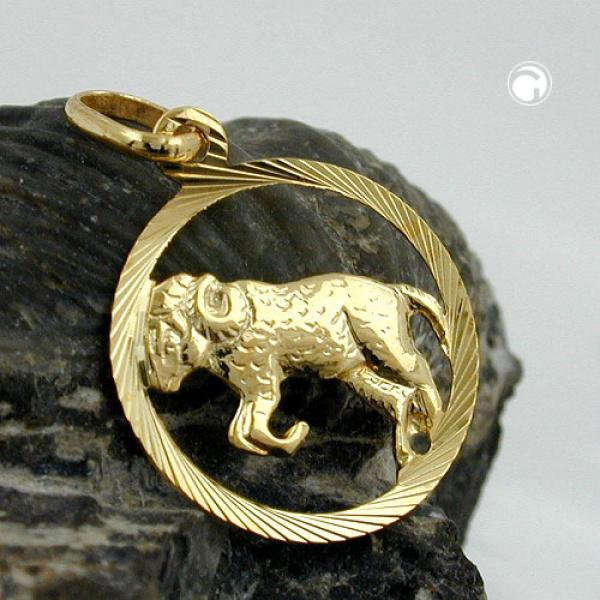 Anhänger 15mm Sternzeichen Widder 9Kt GOLD Anhänger 15mm Sternzeichen Widder 9Kt GOLD