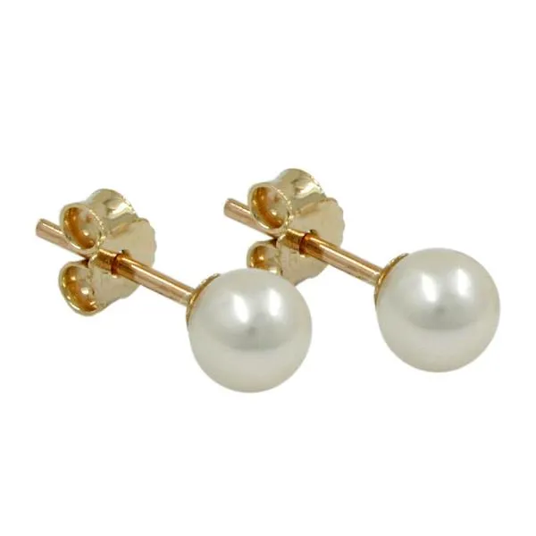 Stecker ca. 5mm Süßwasserzuchtperle rund 9Kt GOLD Stecker ca. 5mm Süßwasserzuchtperle rund 9Kt GOLD