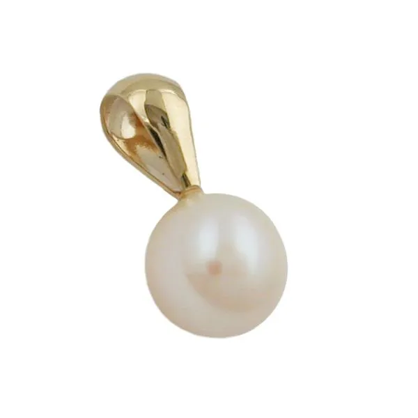 Anhänger ca. 6mm Zuchtperle rund 9Kt GOLD Anhänger ca. 6mm Zuchtperle rund 9Kt GOLD