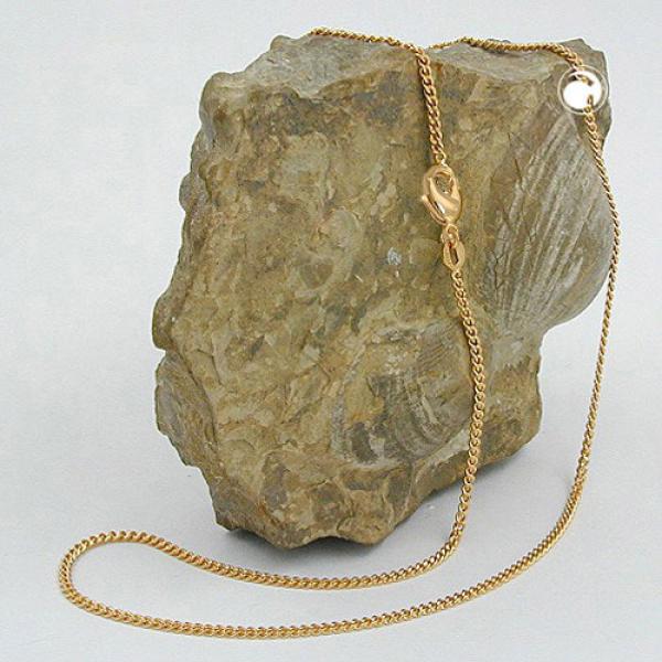 Kette 1,7mm Panzer flach 2x diamantiert 9Kt GOLD 50cm Kette 1,7mm Panzer flach 2x diamantiert 9Kt GOLD 50cm