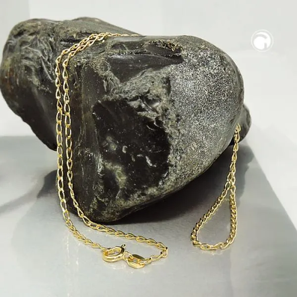 Kette 2mm Weitpanzer glänzend 9Kt GOLD 45cm Kette 2mm Weitpanzer glänzend 9Kt GOLD 45cm