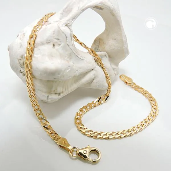 Armband 2,8mm Doppelpanzer GOLD 14Kt - 19cm Armband 2,8mm Doppelpanzer GOLD 14Kt - 19cm