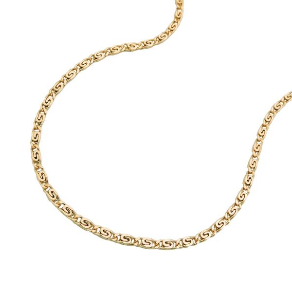 Kette 1,2mm S-Panzer 14Kt GOLD 45cm