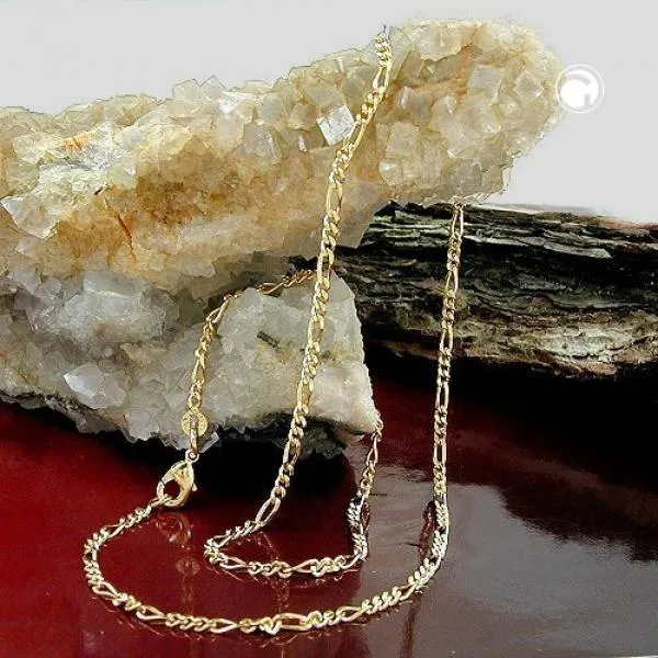 Kette 1,4mm Figarokette 14Kt GOLD 45cm Kette 1,4mm Figarokette 14Kt GOLD 45cm