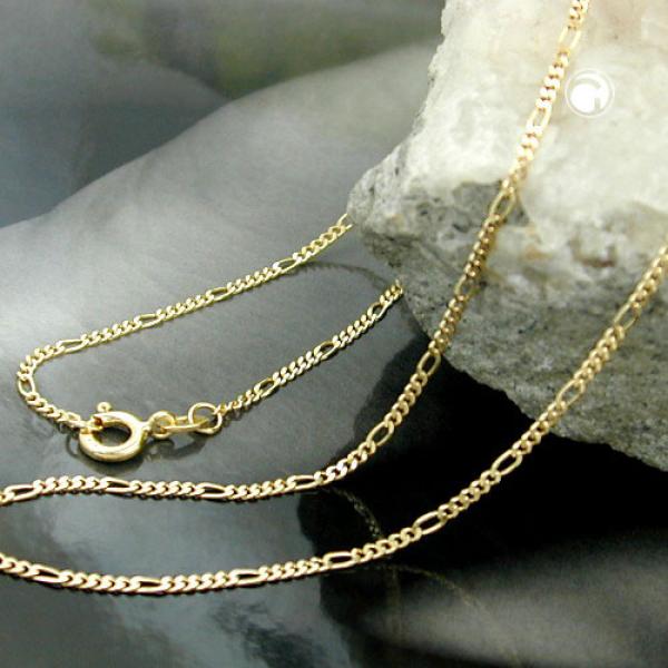 Kette 1,6mm Figarokette 9Kt GOLD 45cm Kette 1,6mm Figarokette 9Kt GOLD 45cm