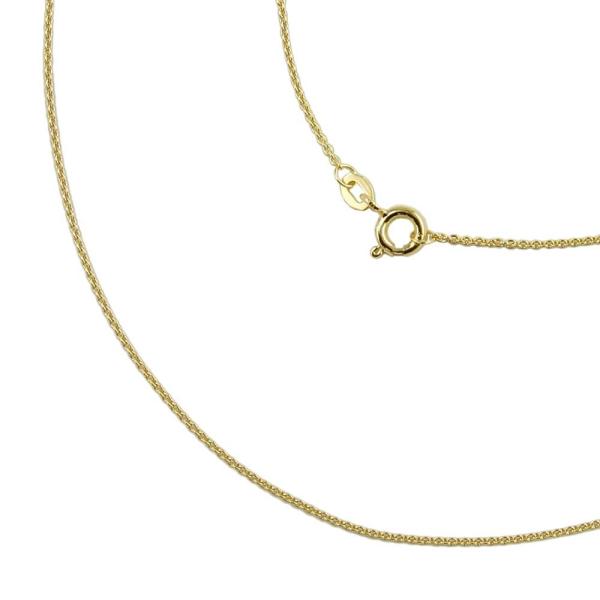 Kette 1,1mm Ankerkette rund 9Kt GOLD 42cm