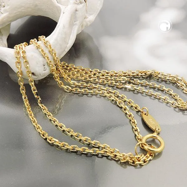 Kette 1,3mm Ankerkette 9Kt GOLD 45cm Kette 1,3mm Ankerkette 9Kt GOLD 45cm