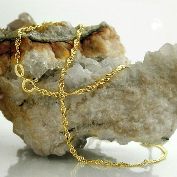 Kette 1,8mm Singapurkette 9Kt GOLD 50cm Kette 1,8mm Singapurkette 9Kt GOLD 50cm