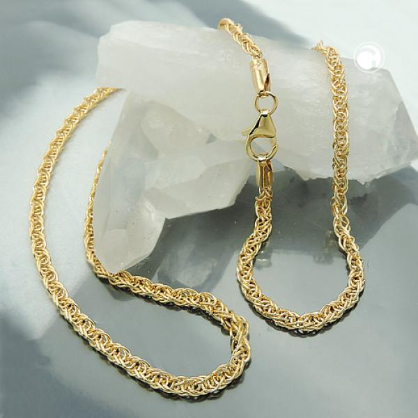 Kette 3mm Fantasie 9Kt GOLD 45cm Kette 3mm Fantasie 9Kt GOLD 45cm