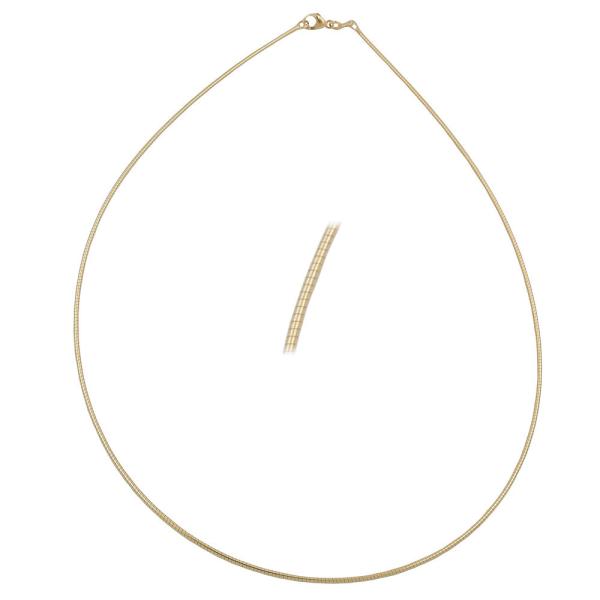 Kette 0,8mm Rundkette 9Kt GOLD 42cm