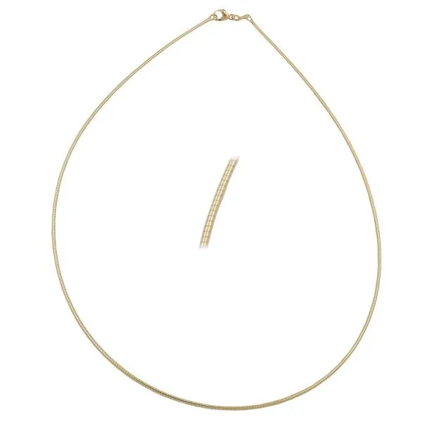 Kette 0,8mm Rundkette 9Kt GOLD 42cm