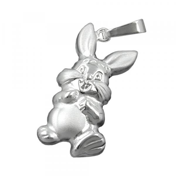 Anhänger Hase 20x10mm Silber 925 Anhänger Hase 20x10mm Silber 925