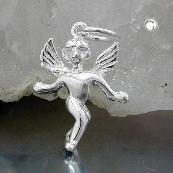 Anhänger 18x13mm hübscher Engel Silber 925 Anhänger 18x13mm hübscher Engel Silber 925