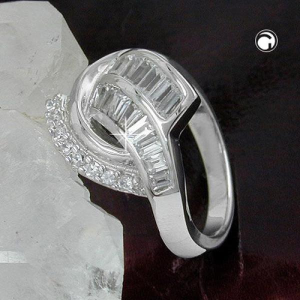 Ring 17mm mit vielen Zirkonias glänzend rhodiniert Silber 925 Ringgröße 60 Ring 17mm mit vielen Zirkonias glänzend rhodiniert Silber 925 Ringgröße 60