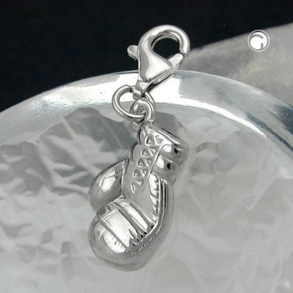 Anhänger 15x10mm Charm Boxhandschuh Silber 925 Anhänger 15x10mm Charm Boxhandschuh Silber 925