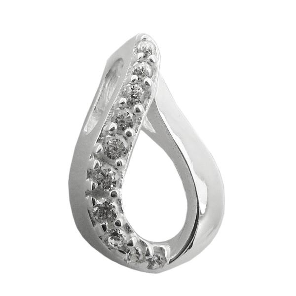 Anhänger 11x7mm Zirkonia glänzend Silber 925 Anhänger 11x7mm Zirkonia glänzend Silber 925
