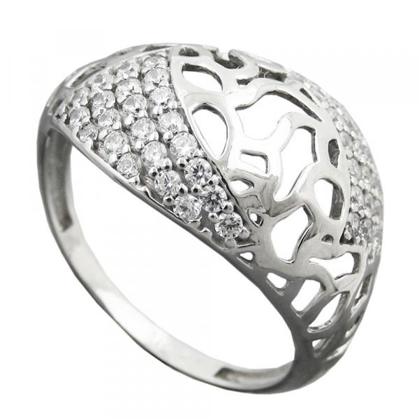 Ring 13mm mit vielen Zirkonias glänzend Silber 925 Ringgröße 55 Ring 13mm mit vielen Zirkonias glänzend Silber 925 Ringgröße 55