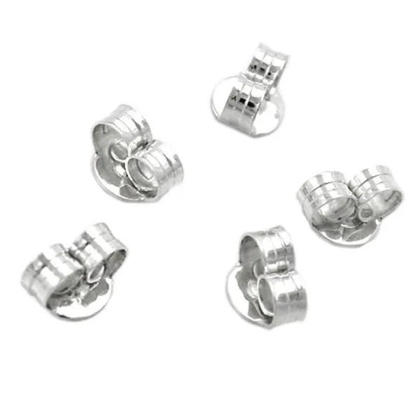 5 Paar Flügel 6mm Gegenstecker für Ohrstecker Silber 925 5 Paar Flügel 6mm Gegenstecker für Ohrstecker Silber 925