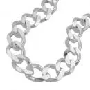 Armband 11x3mm Weitpanzer Silber 925 21cm
