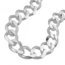 Kette 11x3mm Weitpanzer Silber 925 50cm