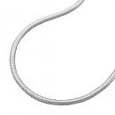 Kette 15mm runde Schlangenkette Silber 925 50cm
