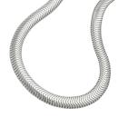 Kette 4mm flache Schlangenkette glänzend Silber 925 42cm