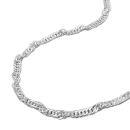 Kette 2mm Singapurkette diamantiert Silber 925 60cm