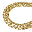 Armband 7,7mm Fantasie flach vergoldet AMD 17cm