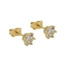 Ohrstecker Ohrring 5mm Zirkonia 9Kt GOLD
