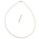 Kette 0,8mm Rundkette 9Kt GOLD 42cm